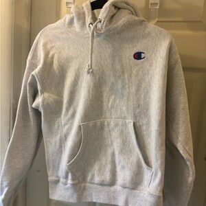 Champion Light Gray Pullover Hoodie
